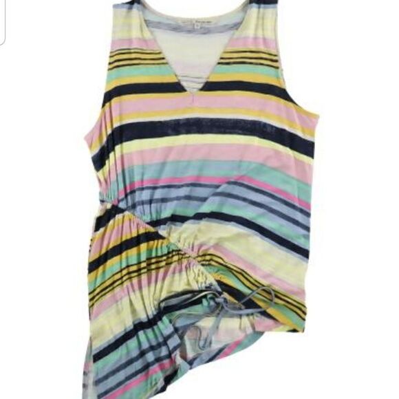 Rachel Rachel Roy Sleeveless Victorian Viol Strip Top - Picture 1 of 7